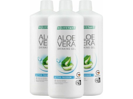 Aloe Vera Drinking Gel  3 X 1000 ml Active Freedom  