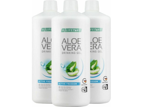 Aloe Vera Drinking Gel  3 X 1000 ml Active Freedom  